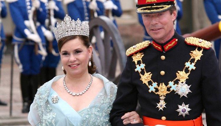 Enrique y María Teresa de Luxemburgo en la boda de Victoria de Suecia y Daniel Westling