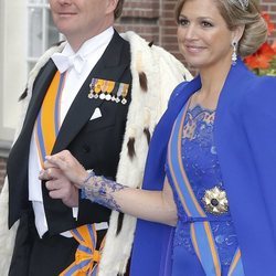 Guillermo Alejandro y Máxima de Holanda el día de su coronación