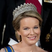 Matilde de Bélgica luce la Tiara de las Nueve Provincias