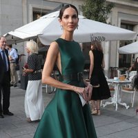 Eugenia Silva a su llegada al Teatro Real para la inauguración de la temporada 2018