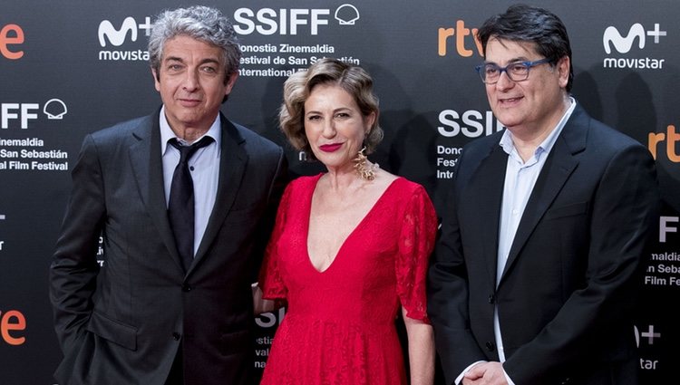 Ricardo Darín, Juan Vera y Mercedes Morán en el Festival de San Sebastián 2018