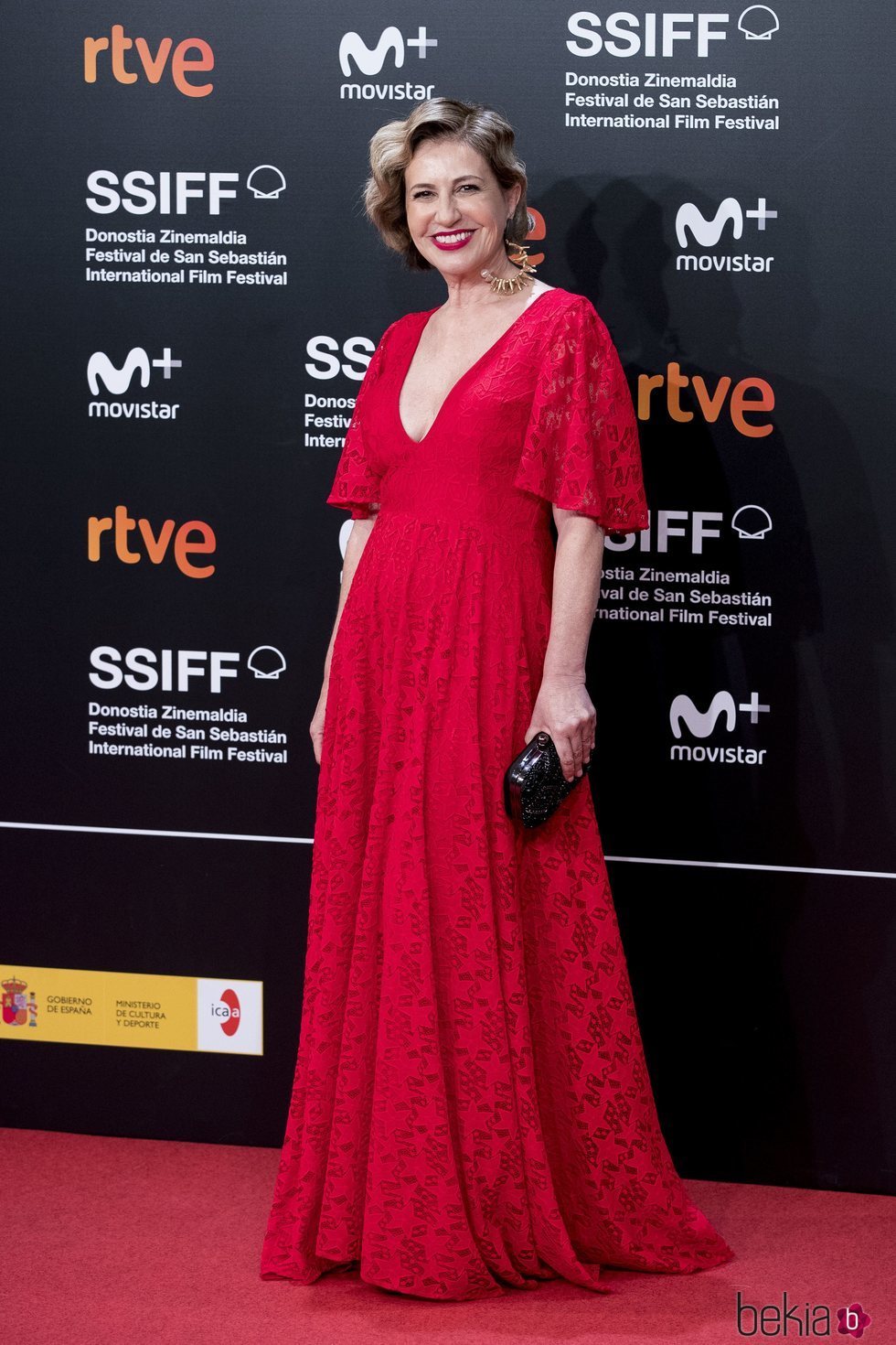 Mercedes Morán en el Festival de Cine de San Sebastián de 2018