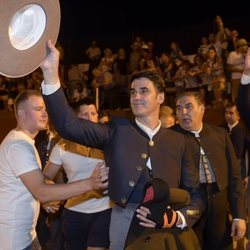 Jesulín de Ubrique tras finalizar la corrida en el Festival Taurino de Casatejada