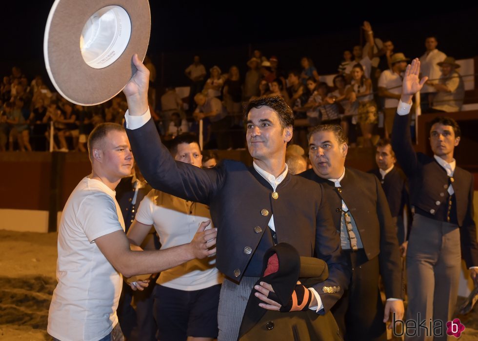 Jesulín de Ubrique tras finalizar la corrida en el Festival Taurino de Casatejada