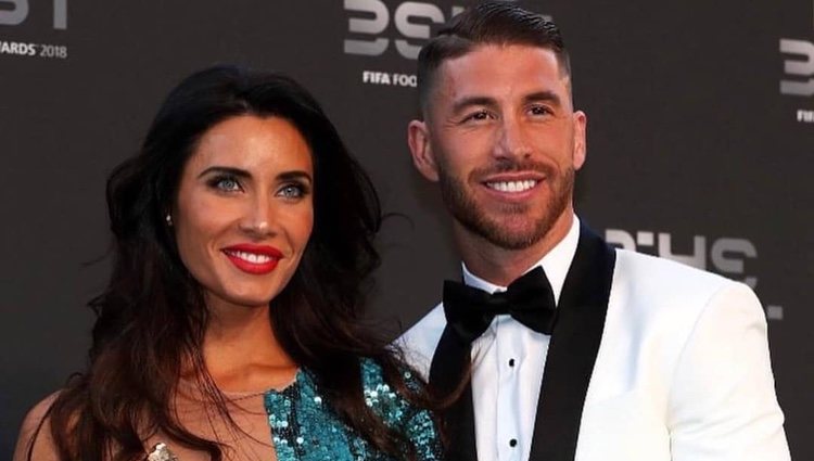 Pilar Rubio y Sergio Ramos en los premios The Best FIFA 2018