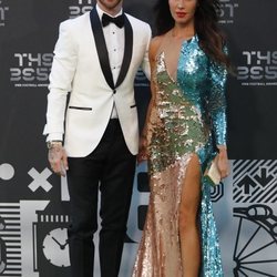 Sergio Ramos y Pilar Rubio, deslumbrantes en los Premios The Best FIFA 2018