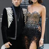 Dani Alves y Joana Sanz en la gala de los premios The Best FIFA 2018