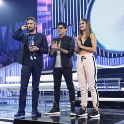 Alfonso y Sabela tras su nominación en la Gala 1 de 'OT 2018'