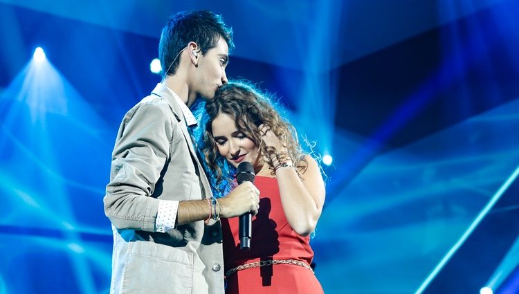 Dave y Marilia en la Gala 1 de 'OT 2018'