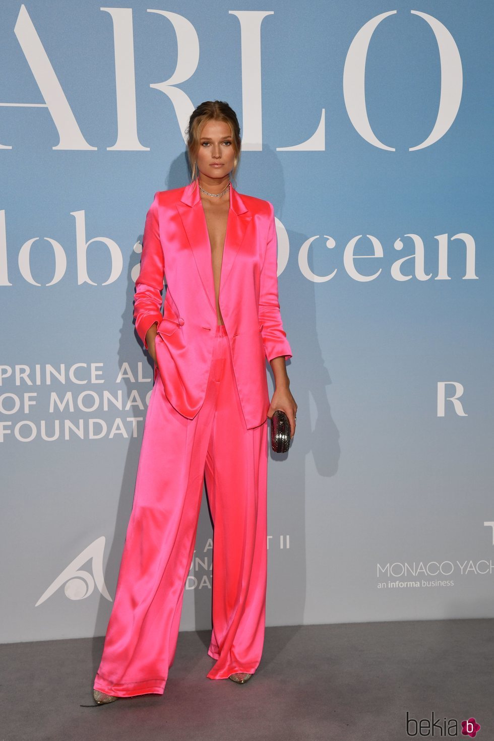 Toni Garrn en la Gala Global Ocean 2018 de la Fundación Príncipe Alberto II de Mónaco