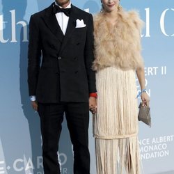 Pierre Casiraghi y Beatrice Borromeo en la Gala Global Ocean 2018 de la Fundación Príncipe Alberto II de Mónaco