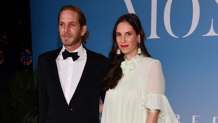 Andrea Casiraghi y Tatiana Santo Domingo en la Gala Global Ocean 2018 de la Fundación Príncipe Alberto II de Mónaco