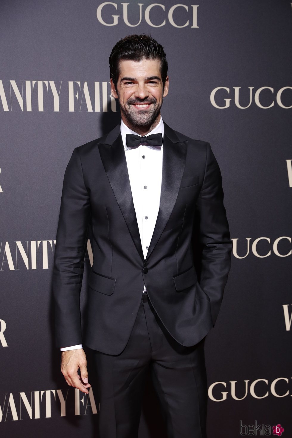 Miguel Ángel Muñoz en la alfombra de la fiesta de Vanity Fair 2018