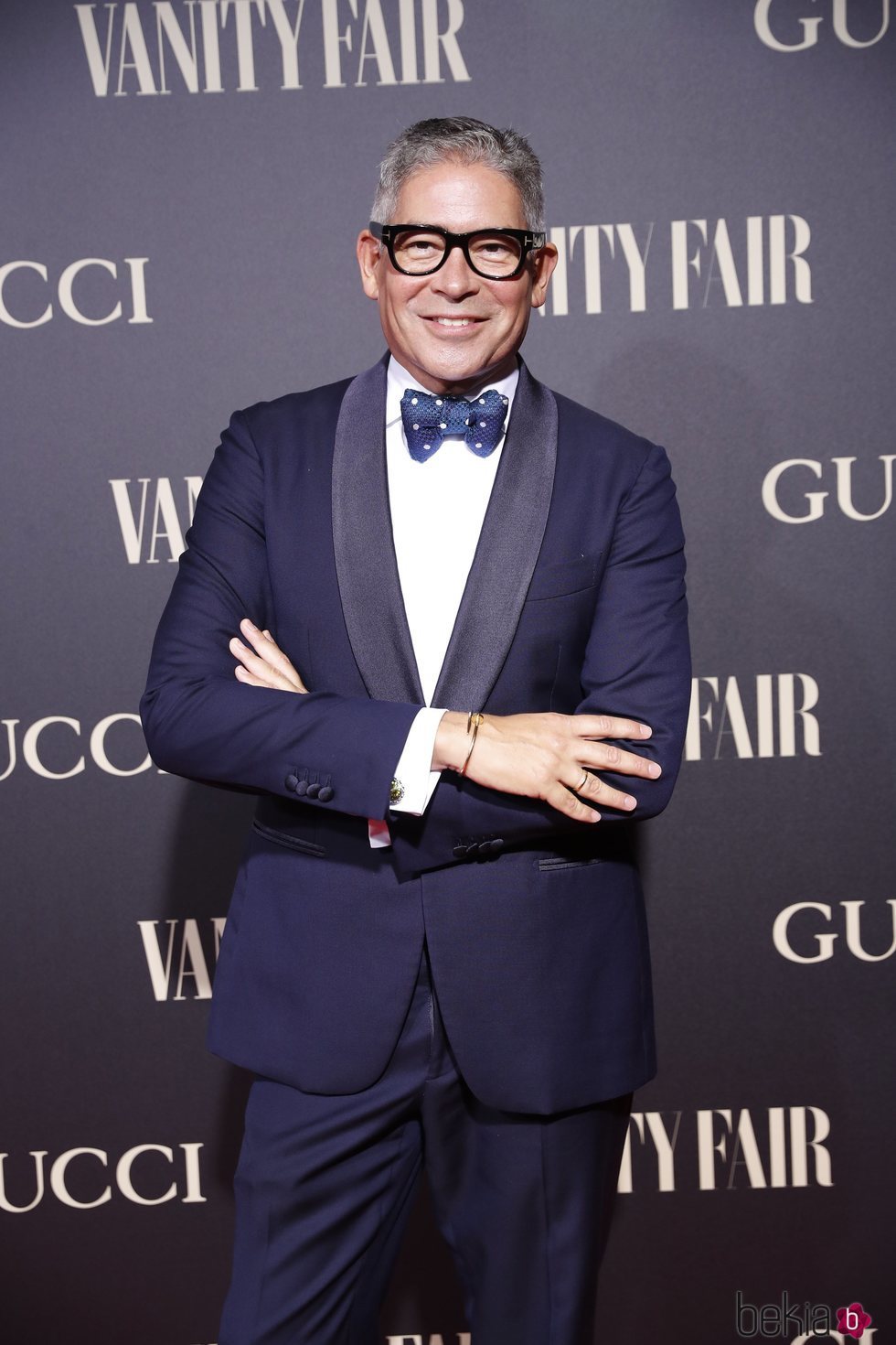 Boris Izaguirre en la alfombra de la fiesta de Vanity Fair 2018