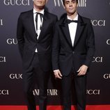 Javier Calvo y Javier Ambrossi (los Javis) en la alfombra de la fiesta de Vanity Fair 2018