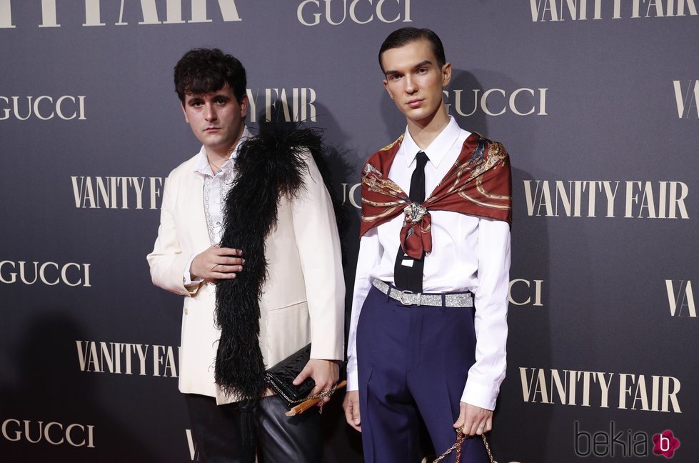 Palomo Spain en la alfombra de la fiesta de Vanity Fair 2018