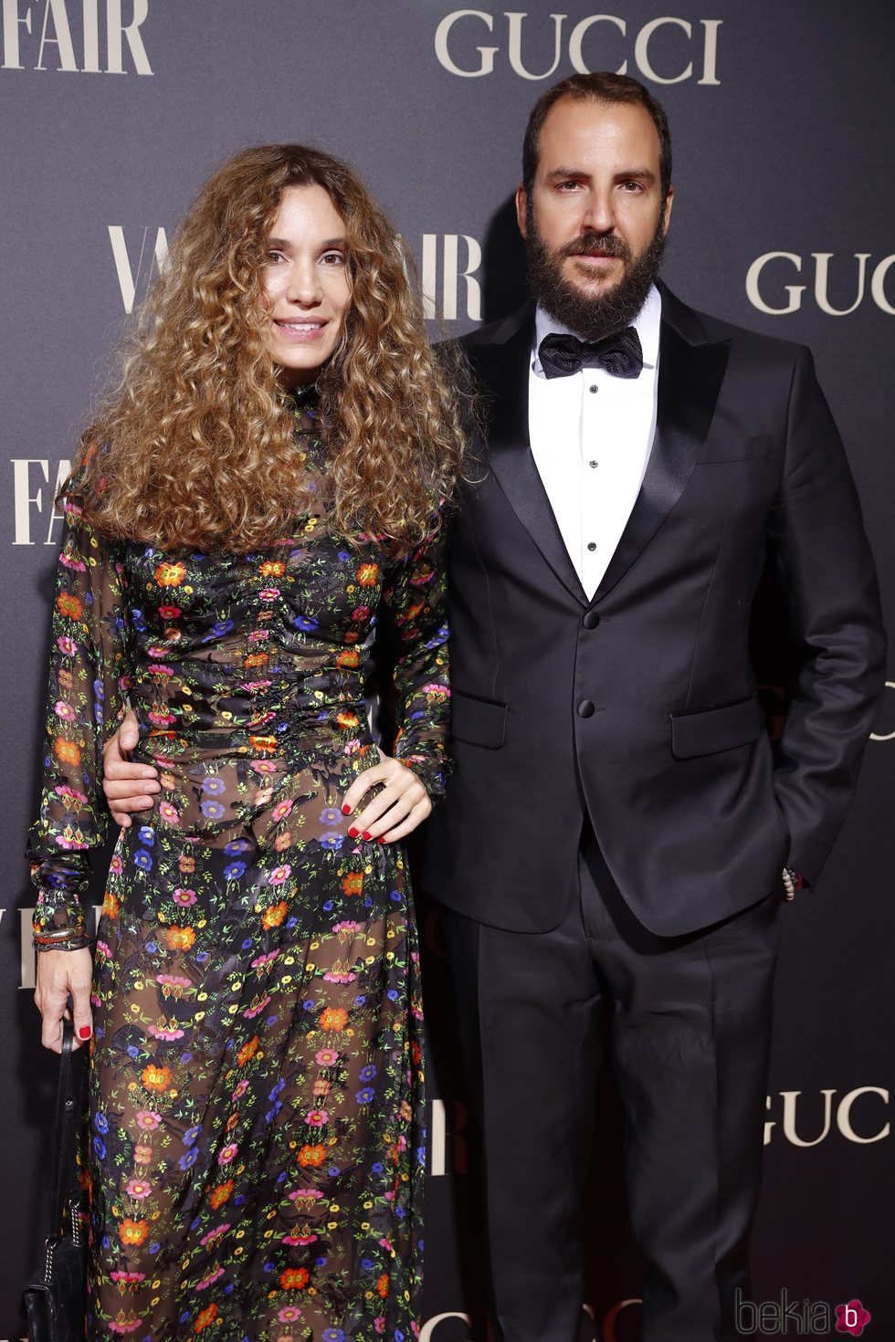 Blanca Cuesta y Borja Thyssen en la alfombra de la fiesta de Vanity Fair 2018