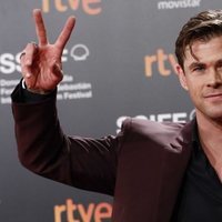 Chris Hemsworth durante el Festival de San Sebastián 2018