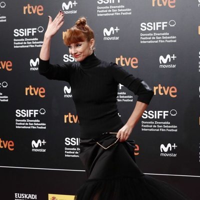 Famosos durante la ceremonia de clausura del Festival de San Sebastián 2018