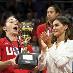 La Reina Letizia en la final de la Copa del Mundo de Baloncesto Femenino 2018