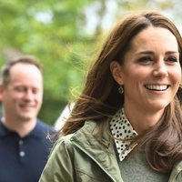 Kate Middleton, muy sonriente tras retomar su agenda