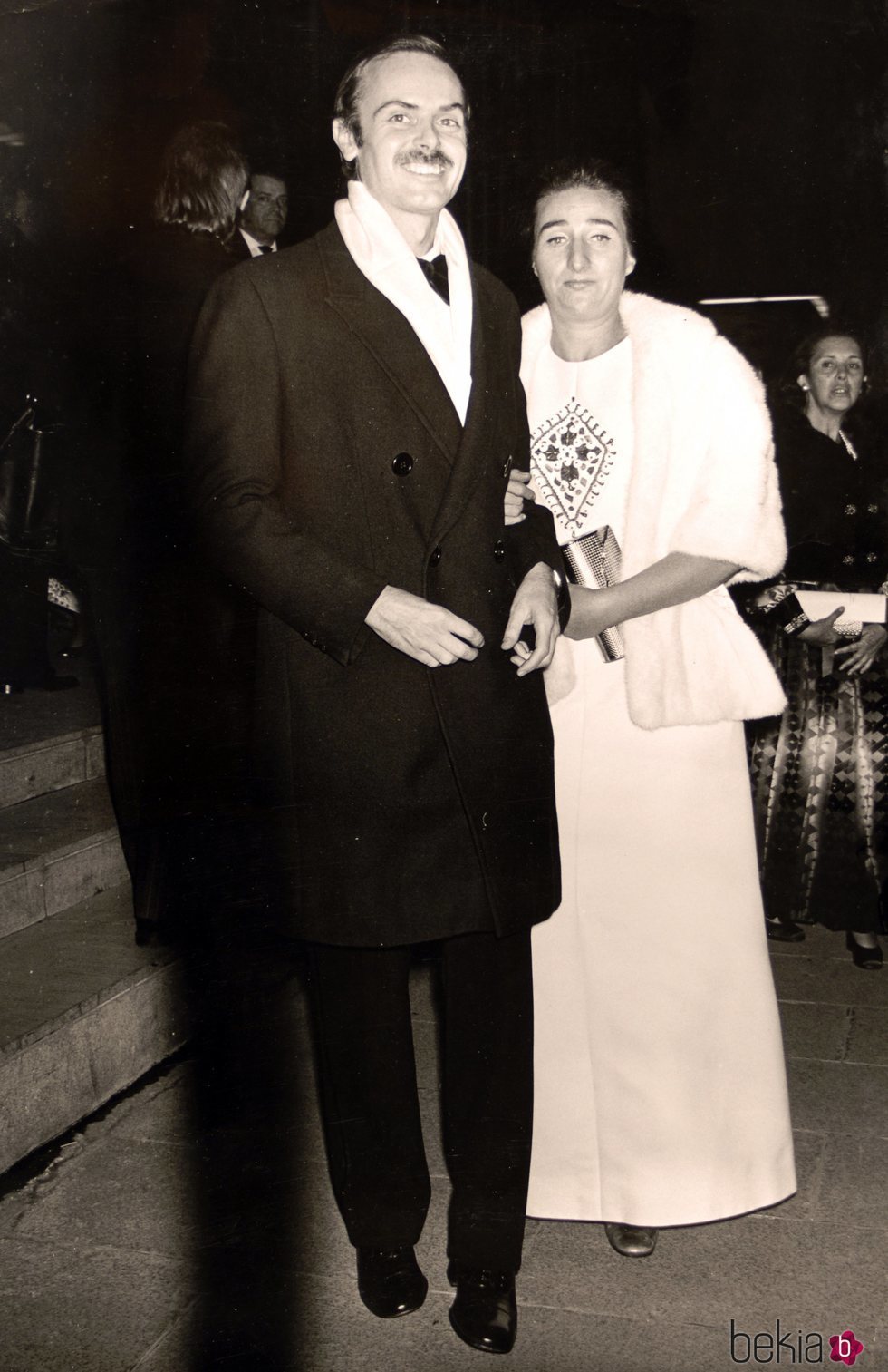 La Infanta Margarita y Carlos Zurita en los años 70