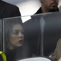 Georgina Rodríguez y Cristiano Ronaldo en un partido de la Juventus