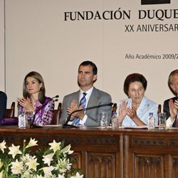 Los Príncipes de Asturias presiden el acto de 20º aniversario de la Fundación Duques de Soria