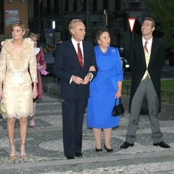 Los Duques de Soria y sus hijos en la boda de Fernando Gómez-Acebo y Mónica Martín Luque