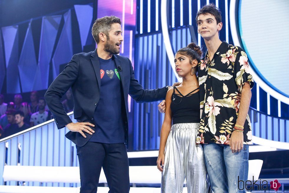 África y Dave tras ser nominados en la Gala 2 de 'OT 2018'