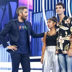 África y Dave tras ser nominados en la Gala 2 de 'OT 2018'