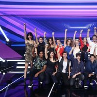 Los concursantes de 'OT 2018' en la Gala 2 del programa