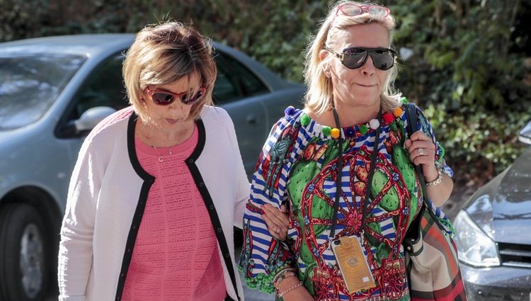 Carmen Borrego y María Teresa Campos visitando a Terelu Campos tras la doble mastectomía