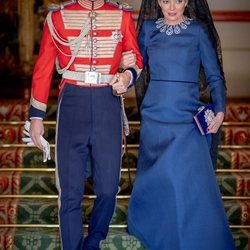 Fernando Fitz-James Stuart con Matilde Solís en su boda con Sofía Palazuelo