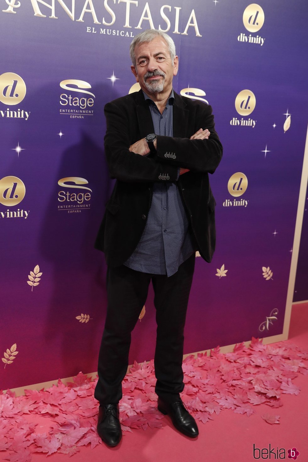 Carlos Sobera en el estreno del musical 'Anastasia' en Madrid