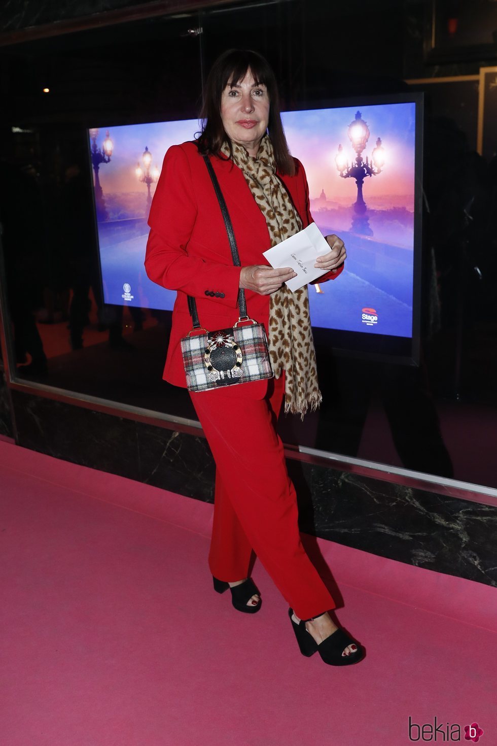 Carmen Martínez-Bordiú en el estreno del musical 'Anastasia' en Madrid