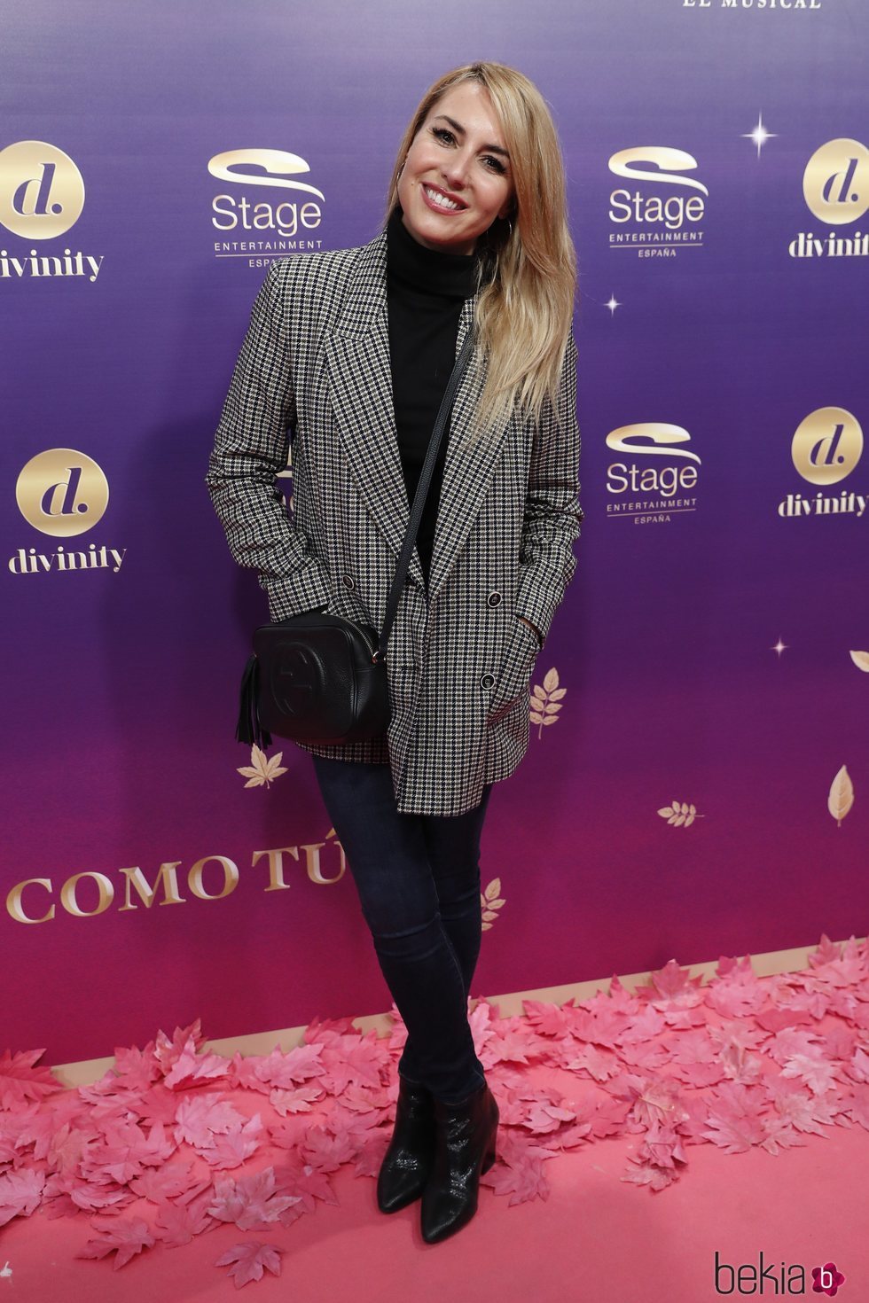 Berta Collado en el estreno del musical 'Anastasia' en Madrid