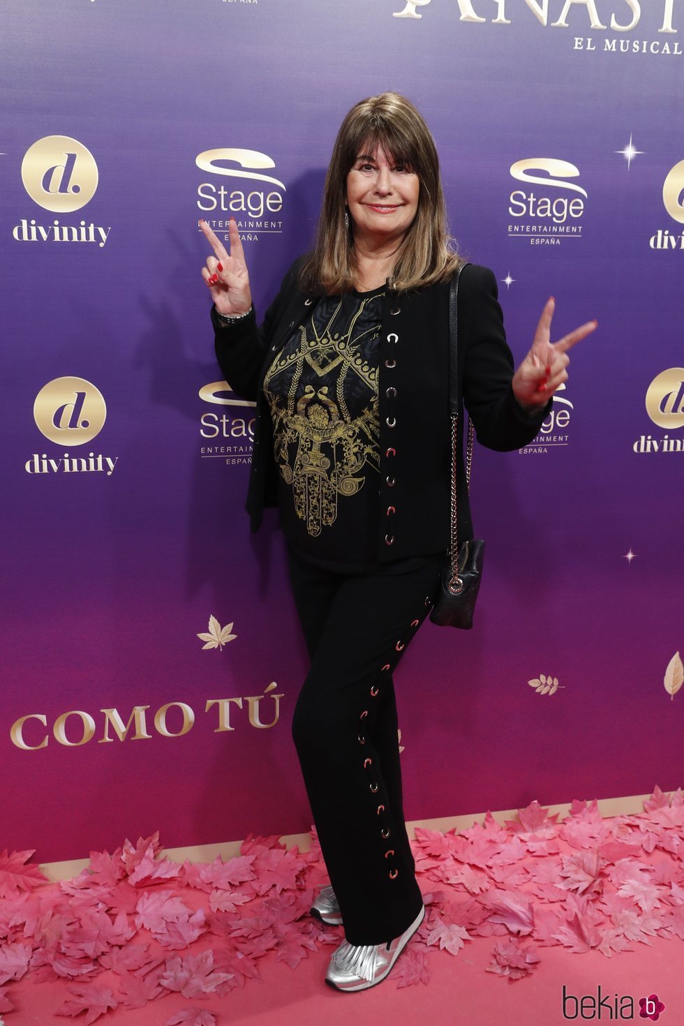 Esperanza Gracia en el estreno del musical 'Anastasia' en Madrid