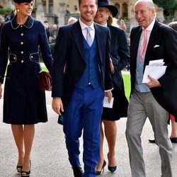 Sam Branson en la boda de Eugenia de York y Jack Brooksbank