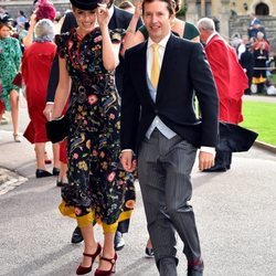 James Blunt y Sofia Wellesley en la boda de Eugenia de York y Jack Brooksbank