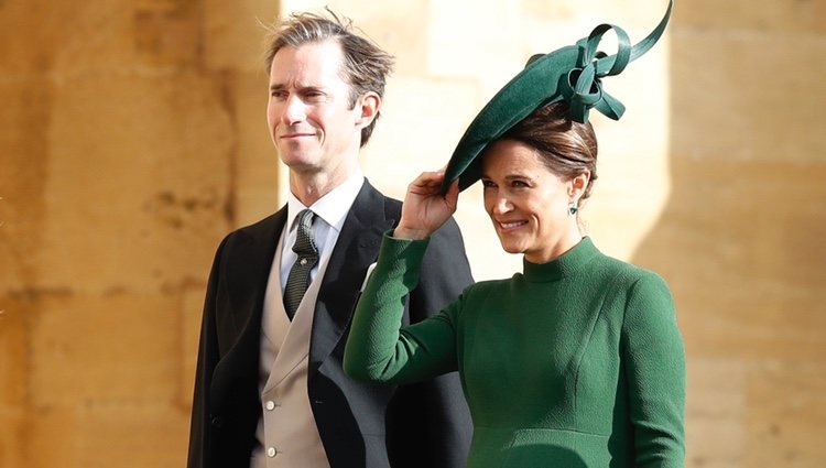 Pippa Middleton y James Matthews en la boda de Eugenia de York y Jack Brooksbank