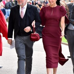 Demi Moore en la boda de Eugenia de York y Jack Brooksbank