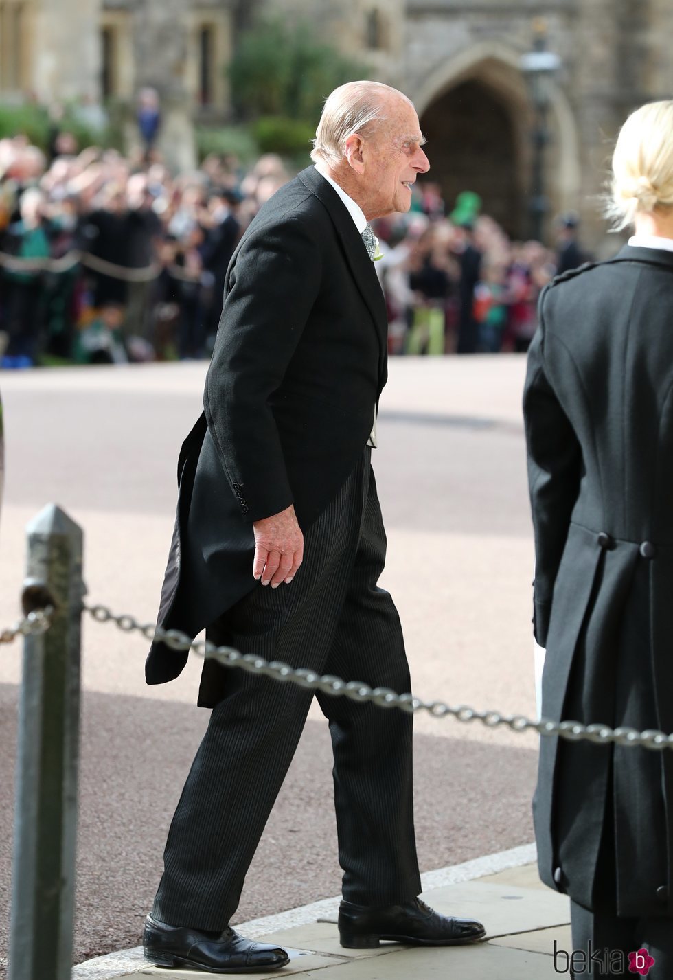 El Duque de Edimburgo en la boda de Eugenia de York y Jack Brooksbank