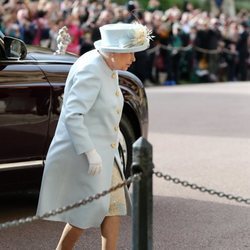 La Reina Isabel en la boda de Eugenia de York y Jack Brooksbank