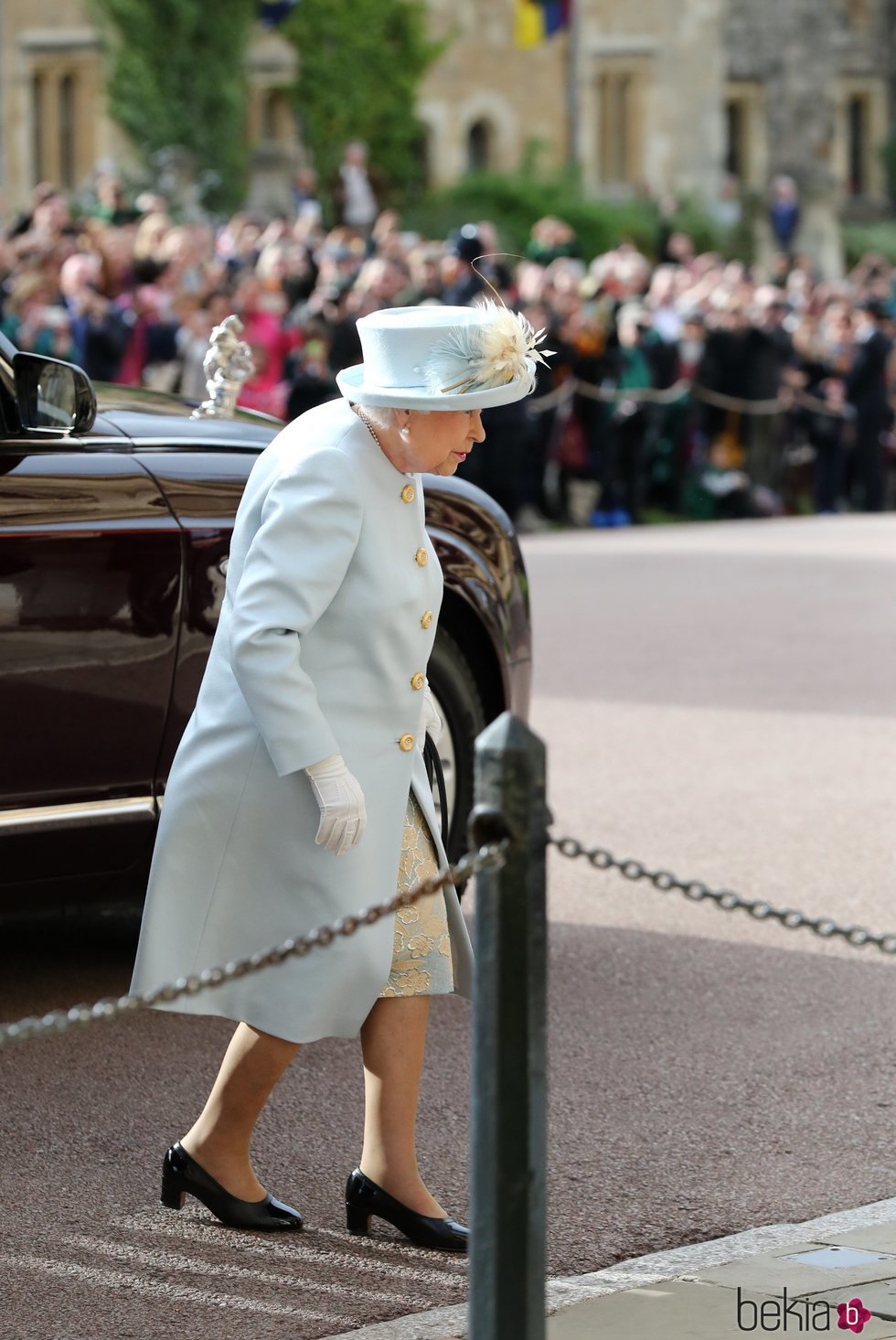 La Reina Isabel en la boda de Eugenia de York y Jack Brooksbank