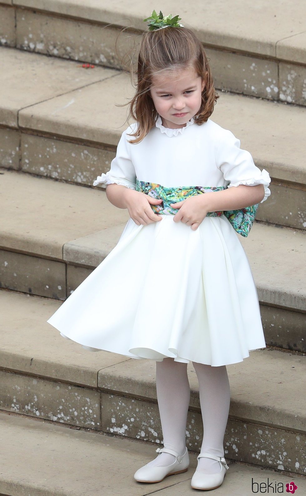 La Princesa Carlota en la boda de Eugenia de York y Jack Brooksbank