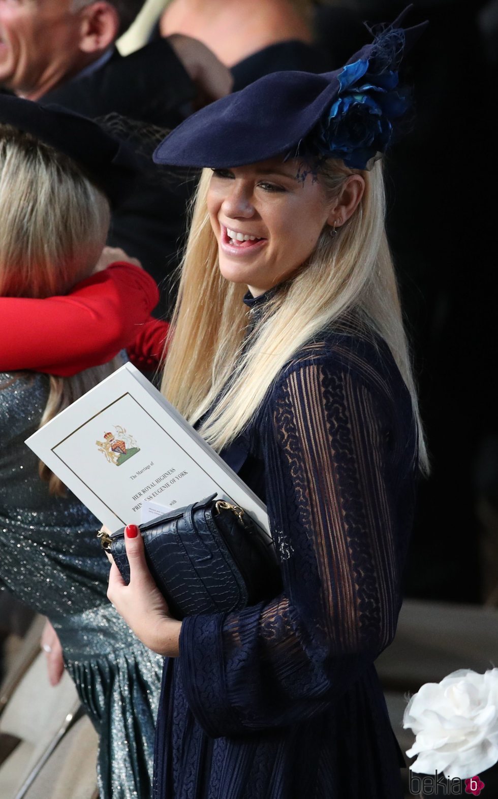 Chelsy Davy en la boda de Eugenia de York y Jack Brooksbank