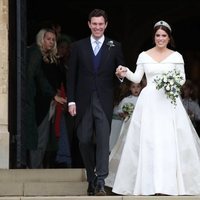 Eugenia de York y Jack Brooksbank en su boda