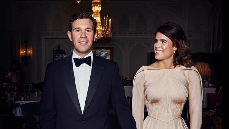 Eugenia de York y Jack Brooksbank en la fiesta de su boda