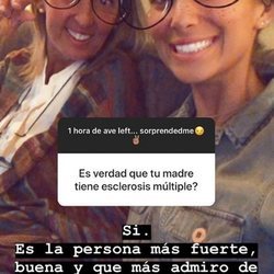 María Pombo y su madre